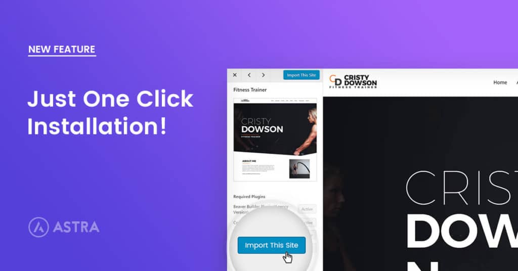 Astra Sites: Now Install Required Plugins in Just One Click! Astra sites one click installation