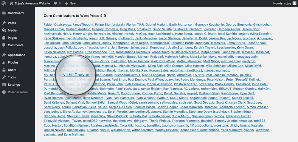 WordPress 4.9 is Here! WordPress 4.9 BSF member contributor