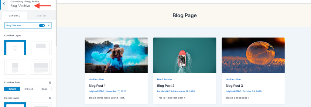 Blog / Archive Blog Archive with Astra