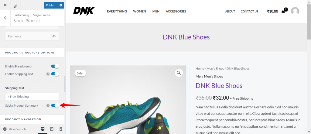 Single Product WooCommerce Single Product Summary 1024x441