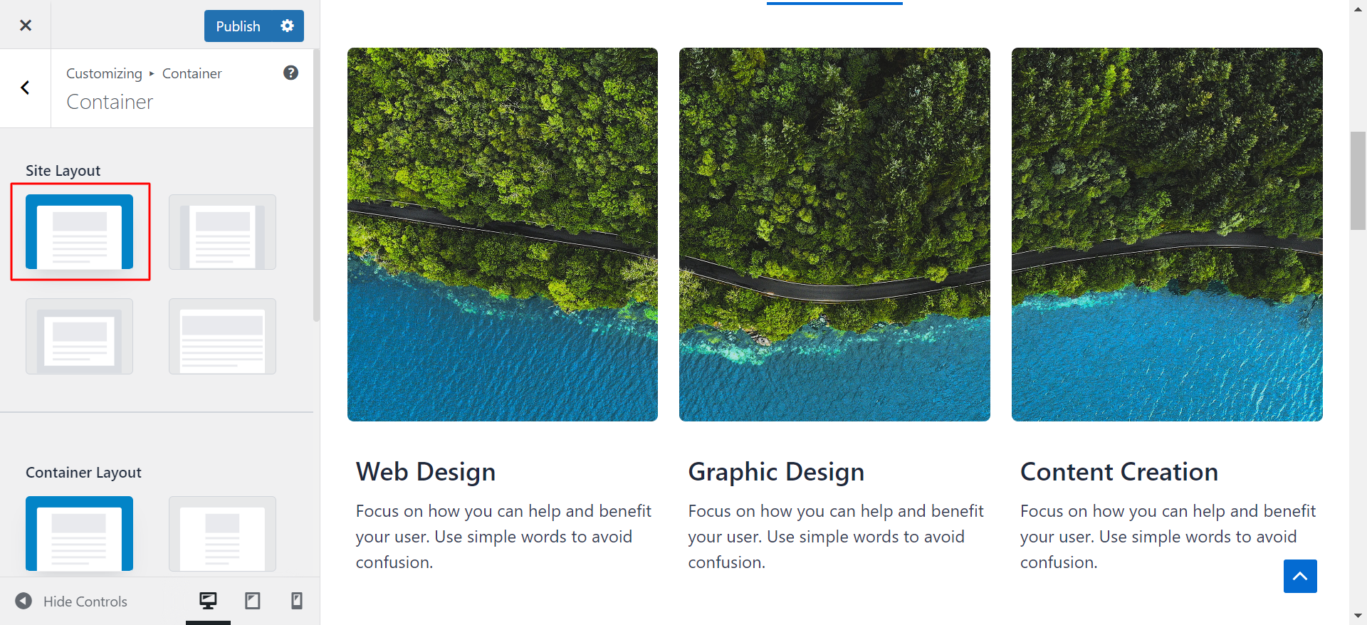 Full Width Site Layout Full Width Site Layout