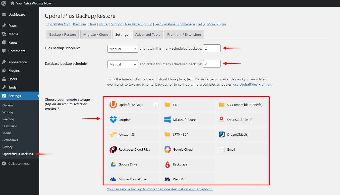 Backup Your Website in Less than 10 Minutes! Updraft Plus Setup