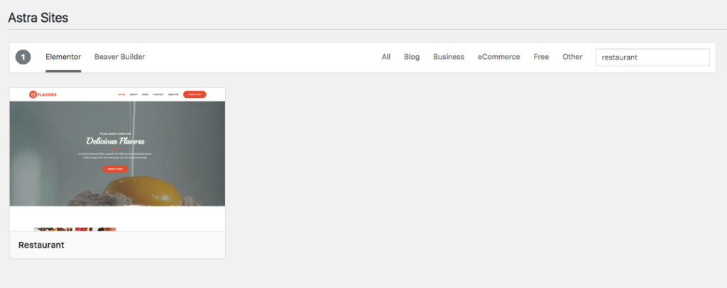 How To Add a Restaurant Reservation System to WordPress in 4 Easy Steps Astra Sites - Restaurant