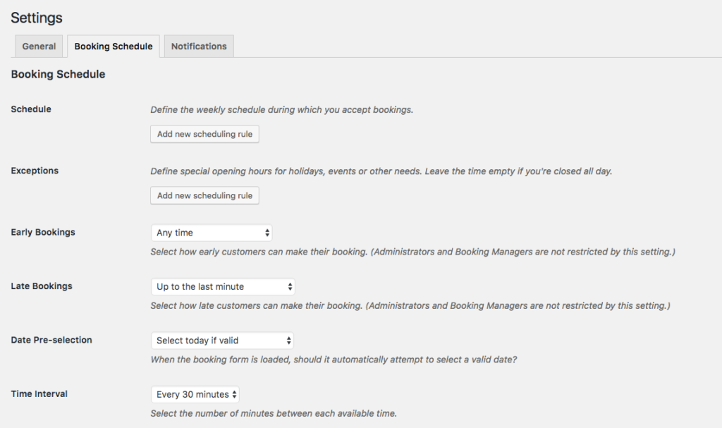 How To Add a Restaurant Reservation System to WordPress in 4 Easy Steps Booking Schedule