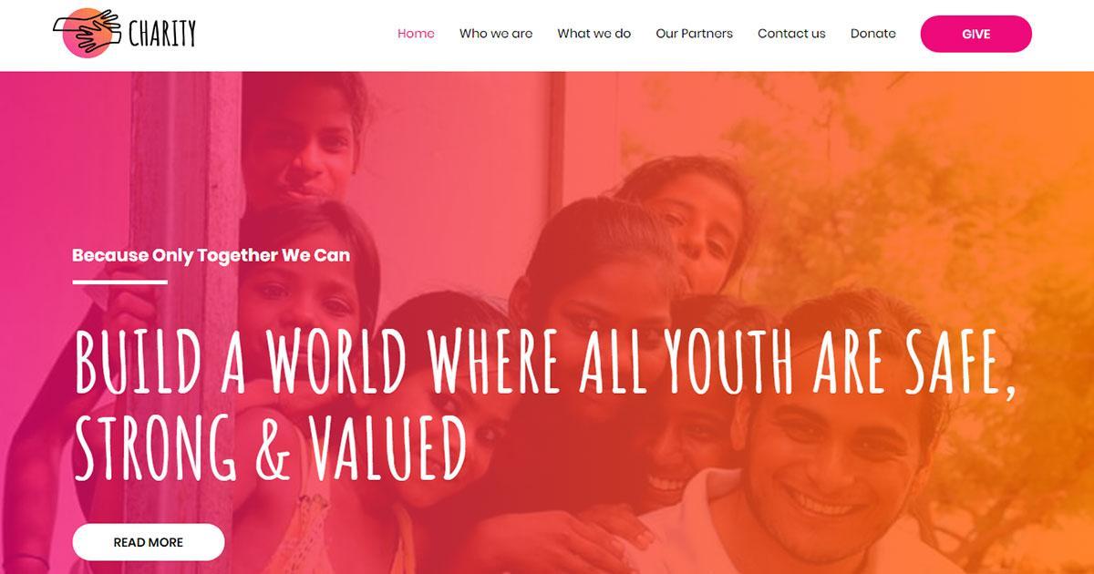 280+ Elementor Templates for Every Niche (Free + Premium) Charity website template