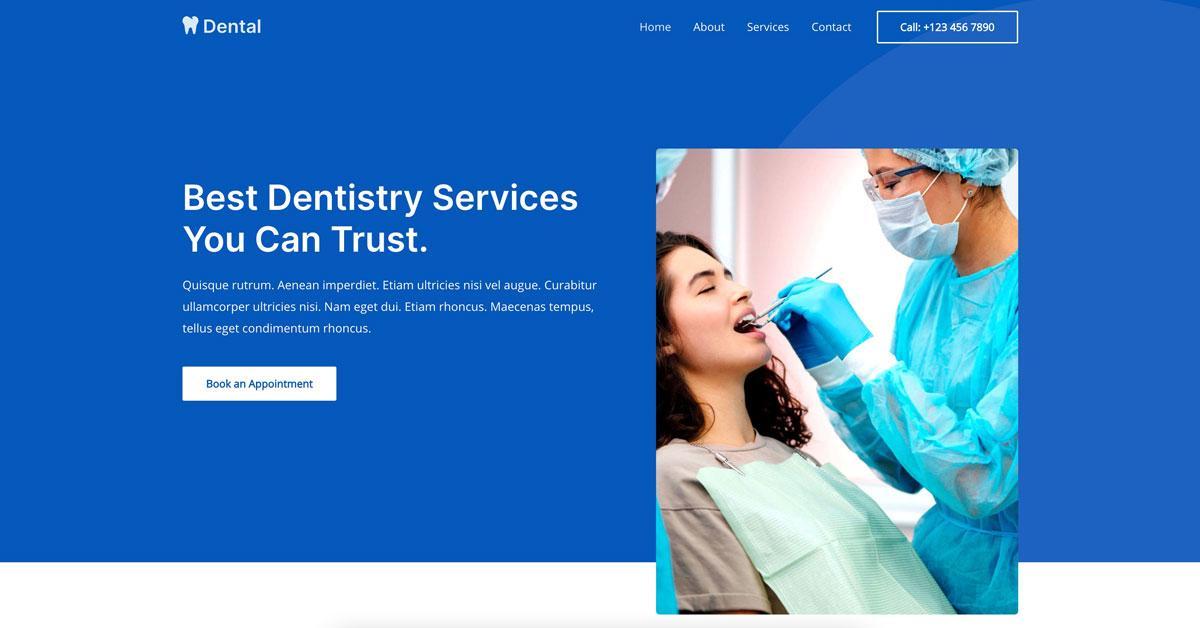 280+ Elementor Templates for Every Niche (Free + Premium) Dental website template