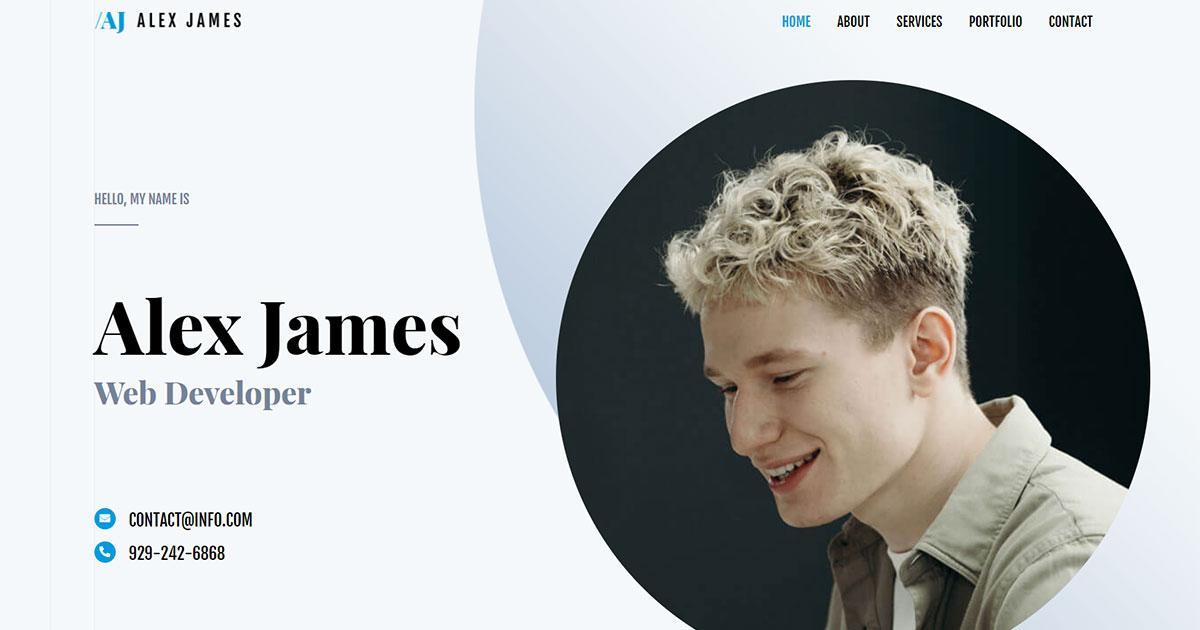 280+ Elementor Templates for Every Niche (Free + Premium) Elementor template for portfolios and CV