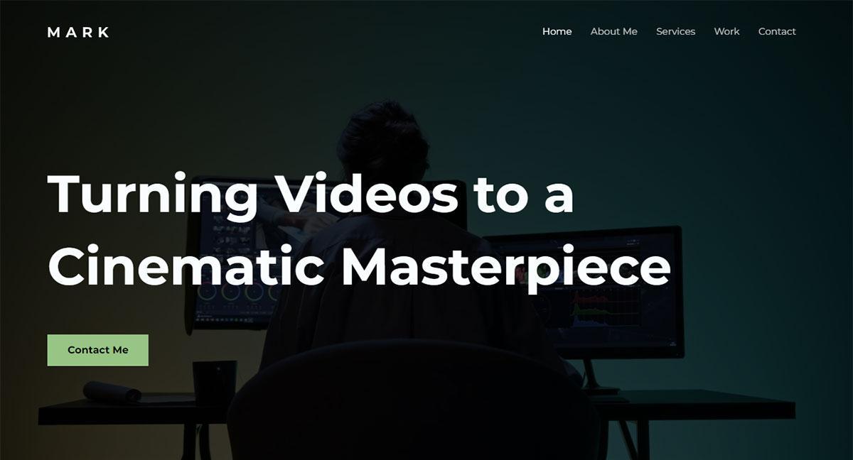 280+ Elementor Templates for Every Niche (Free + Premium) Elementor template for Video editor website