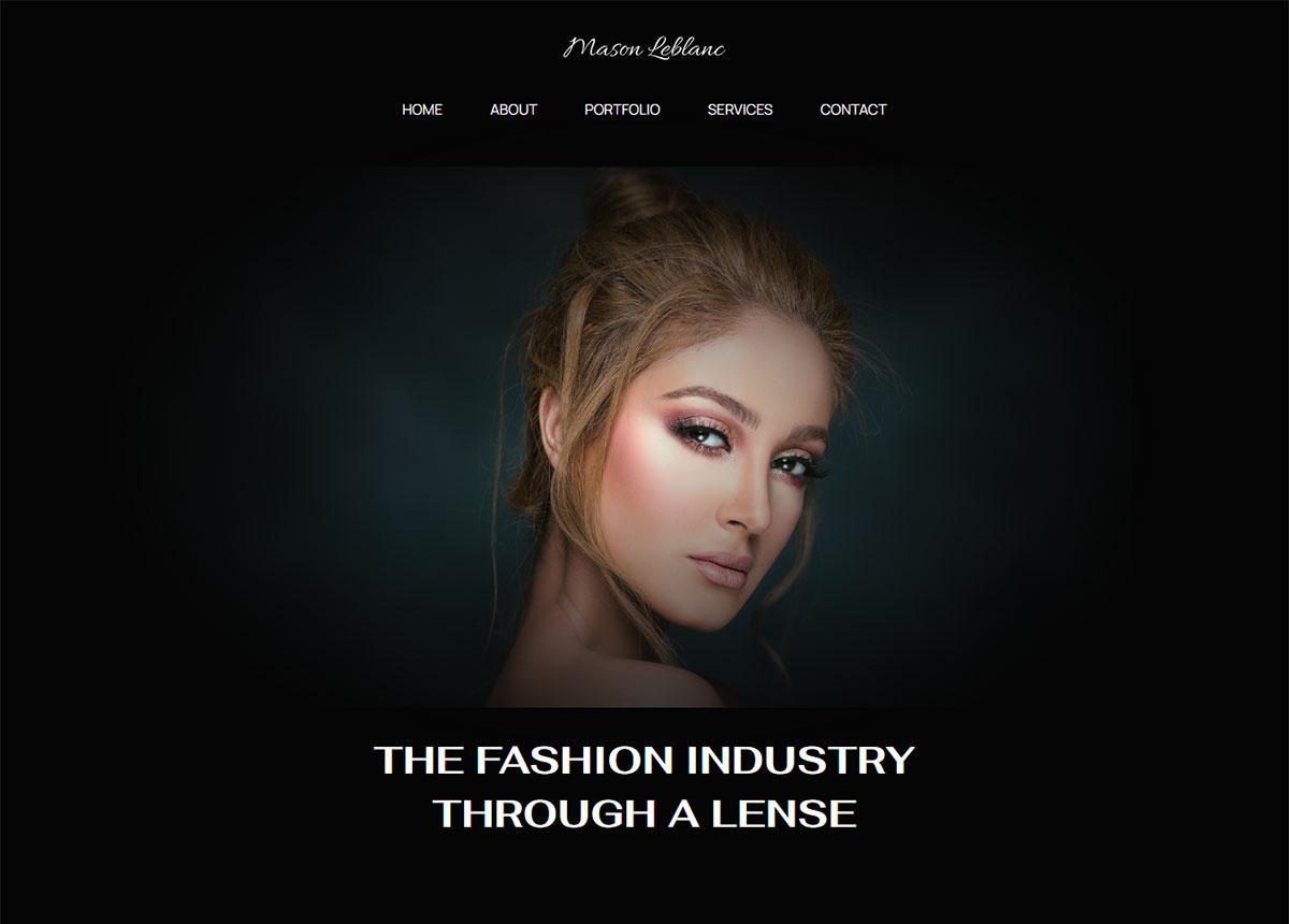 280+ Elementor Templates for Every Niche (Free + Premium) Fashion Photography Portfolio template