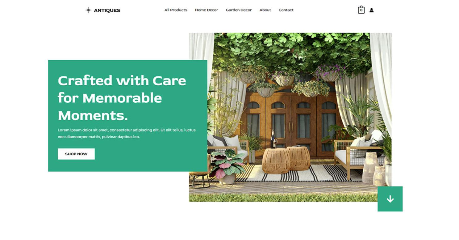 280+ Elementor Templates for Every Niche (Free + Premium) Home and Garden Decor website template