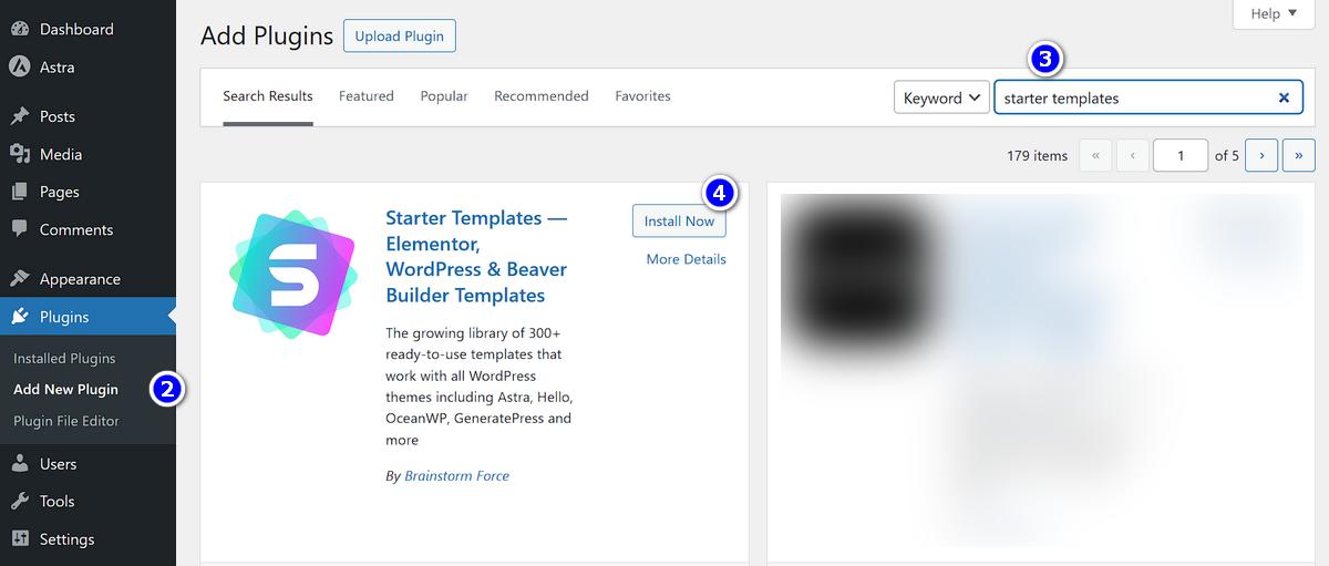 280+ Elementor Templates for Every Niche (Free + Premium) Install a Starter Templates plugin