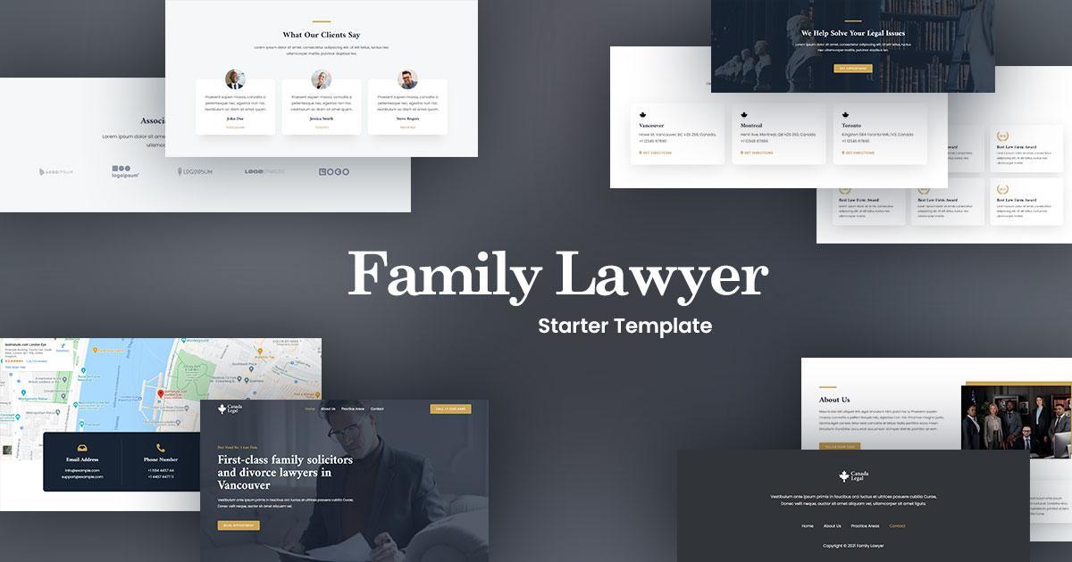 280+ Elementor Templates for Every Niche (Free + Premium) Law website templates