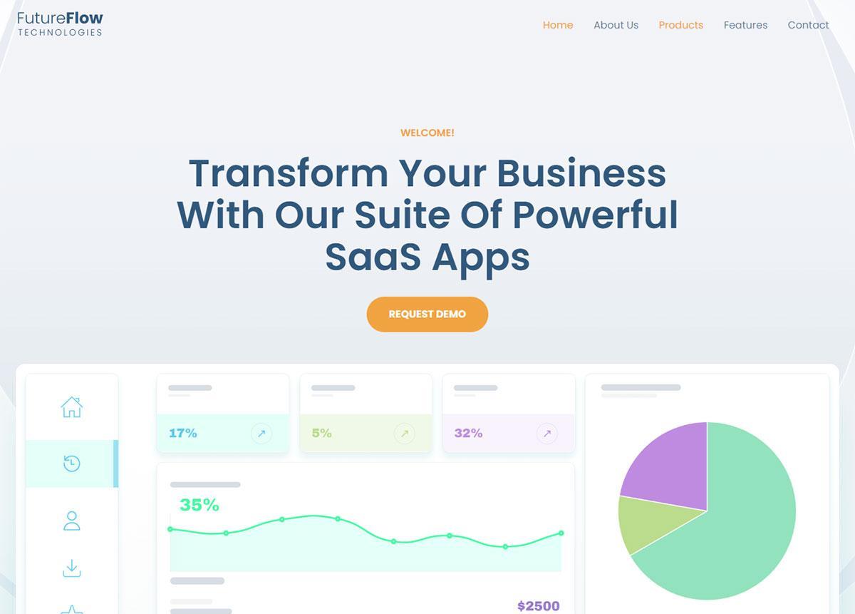 280+ Elementor Templates for Every Niche (Free + Premium) SaaS App Company website template