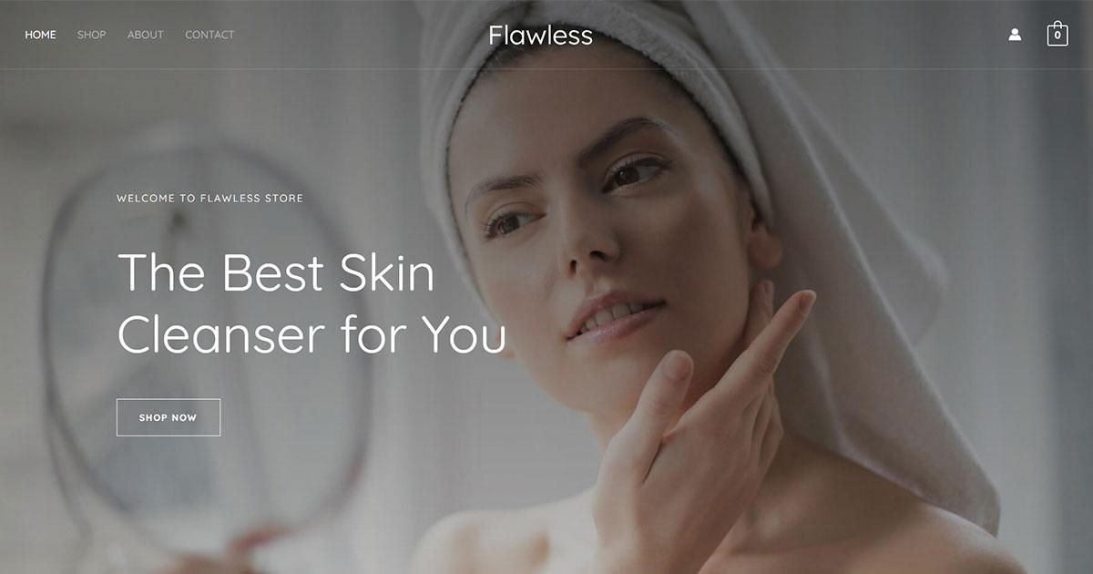 280+ Elementor Templates for Every Niche (Free + Premium) Skin cleanser store web template