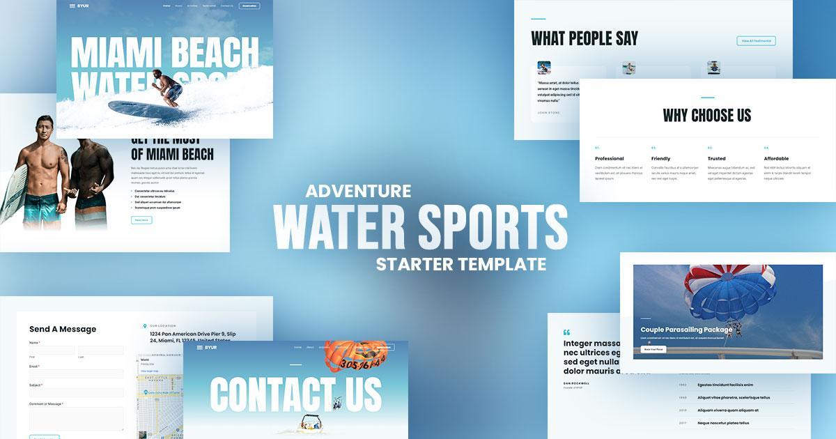 280+ Elementor Templates for Every Niche (Free + Premium) Sports based web template