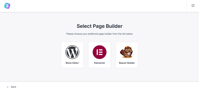 280+ Elementor Templates for Every Niche (Free + Premium) Starter templates page builder selection interface