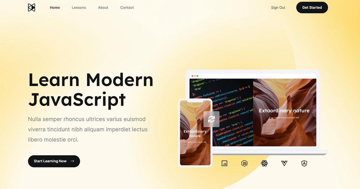 280+ Elementor Templates for Every Niche (Free + Premium) Web template for LMS websites