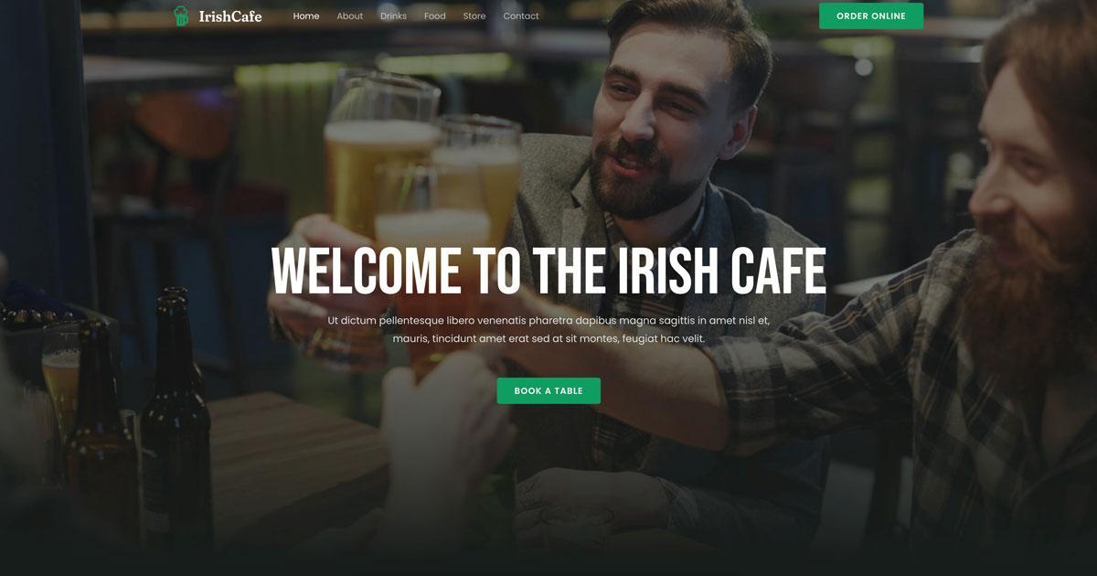 280+ Elementor Templates for Every Niche (Free + Premium) Web template for pub and bar