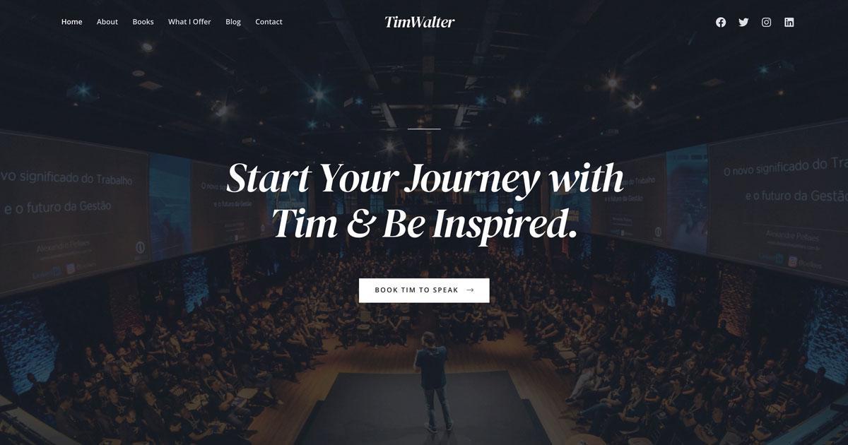 280+ Elementor Templates for Every Niche (Free + Premium) Website template for public speaker