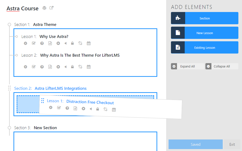 LifterLMS vs LearnDash vs LearnPress: 3 Best WordPress LMS Plugins Compared! lifterlms course builder
