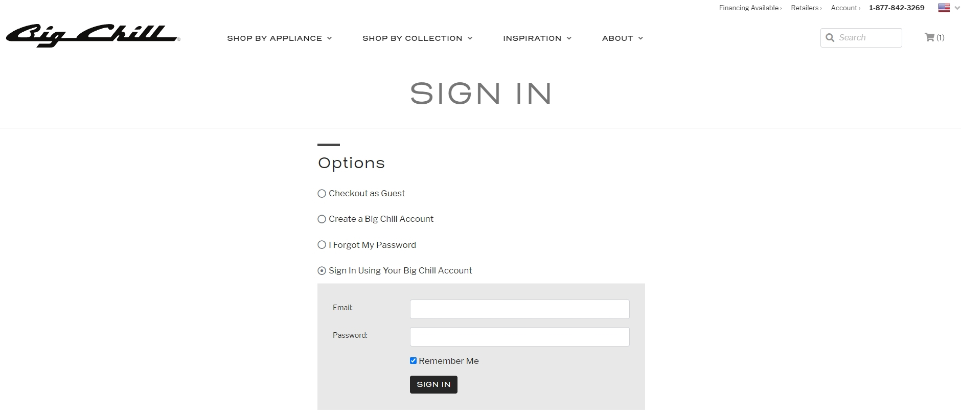 Masterful High Profit Checkout Page Design Secrets (+Examples) Big Chill checkout page