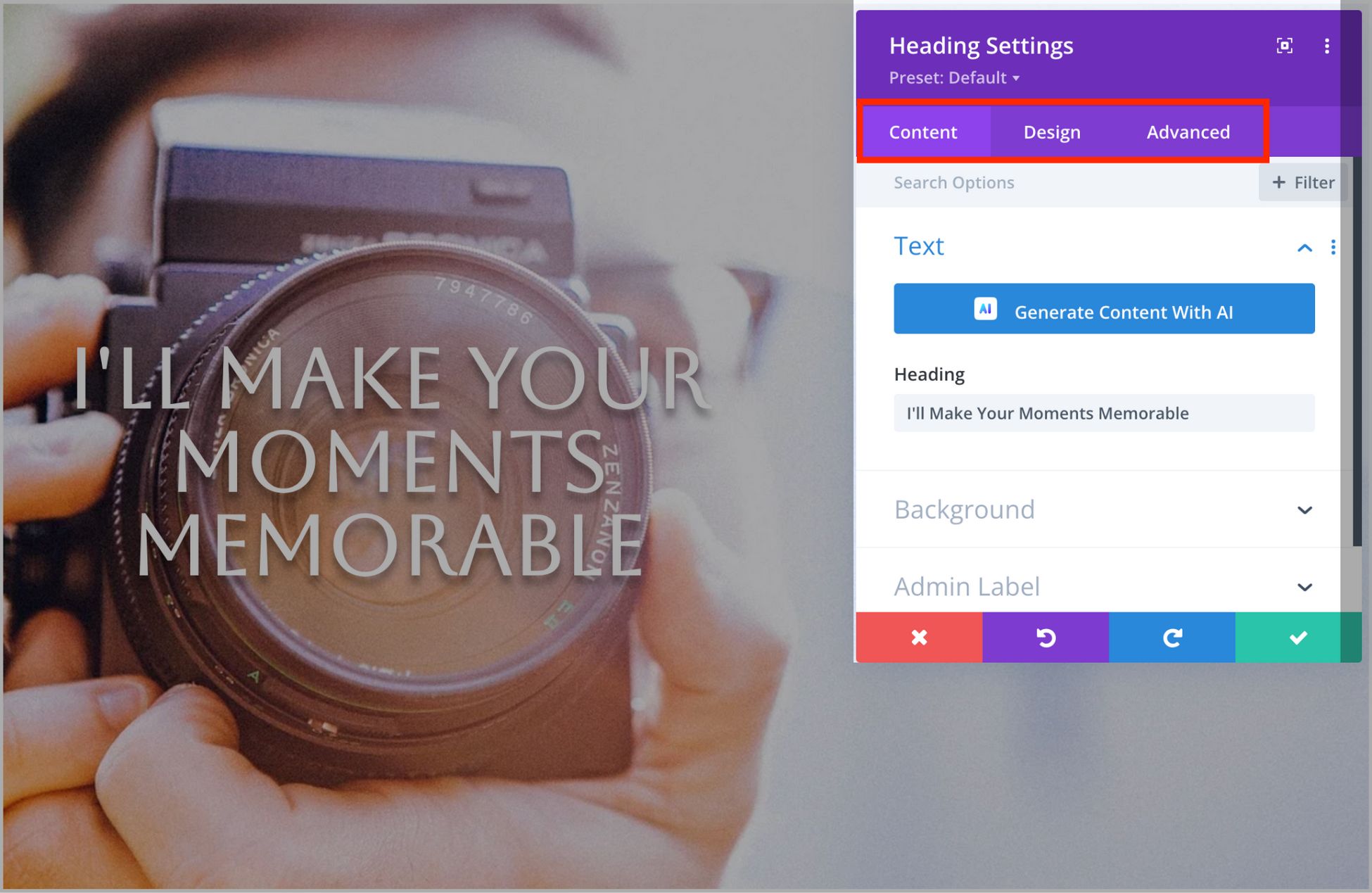 Divi vs Elementor: Which One is King of the Page Builders? divi builder setting widget