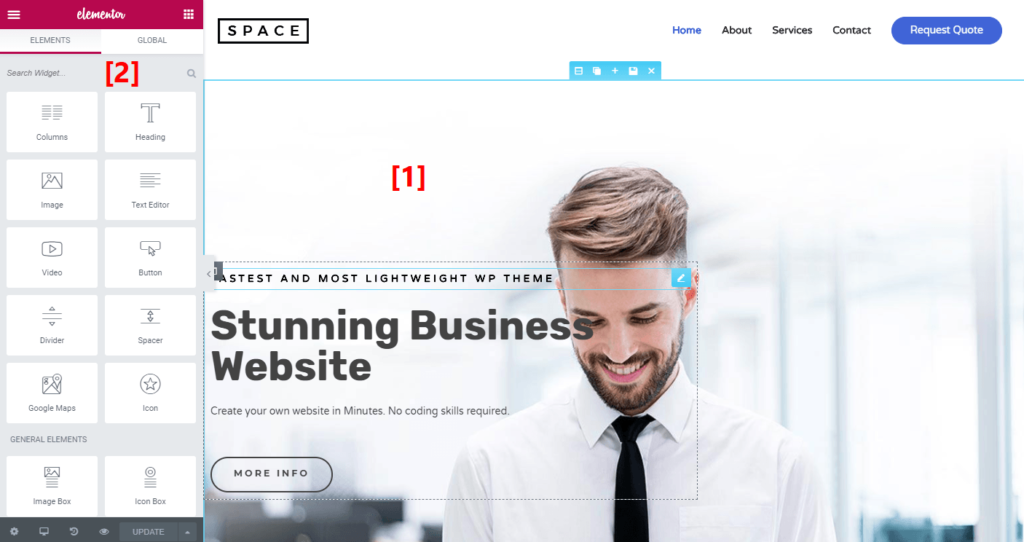 Elementor Vs Beaver Builder: A Detailed Page Builder Comparison elementor interface