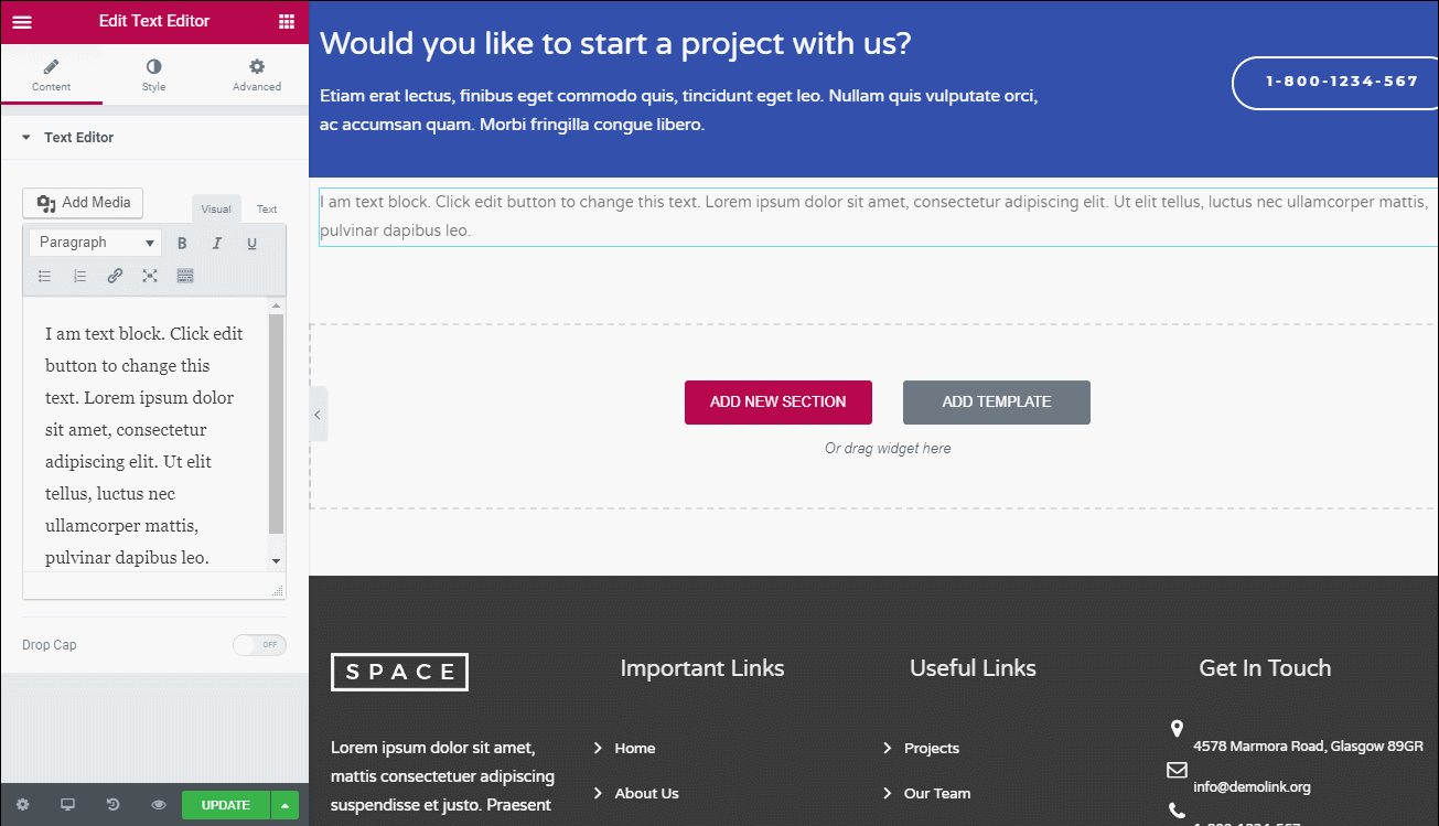 Elementor Vs Beaver Builder: A Detailed Page Builder Comparison inline editing