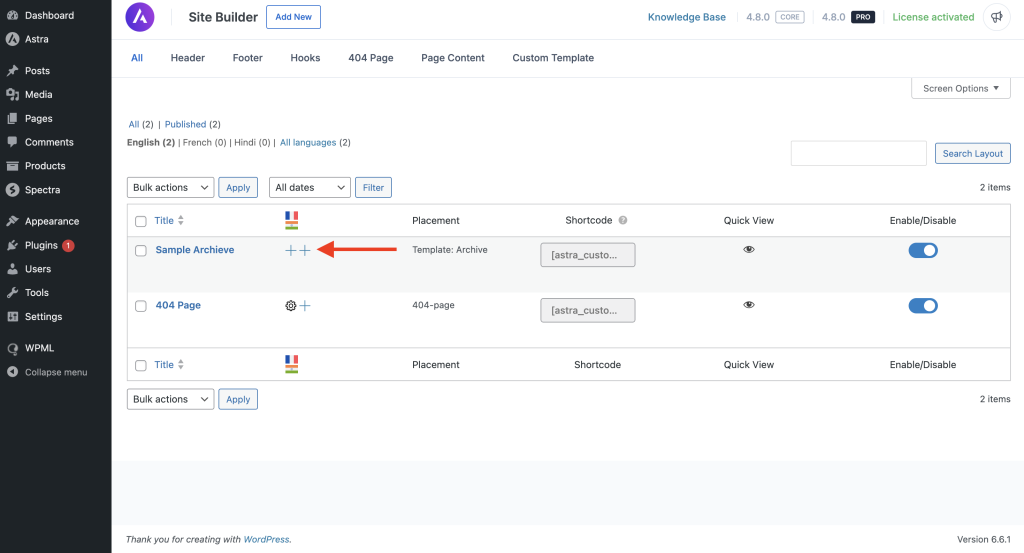How To Translate Site Builder With WPML? translation options