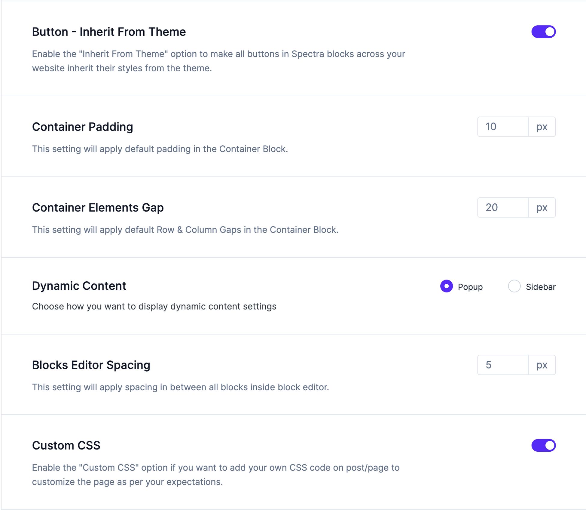 Divi vs Elementor: Which One is King of the Page Builders? spectra settings in wpadmin