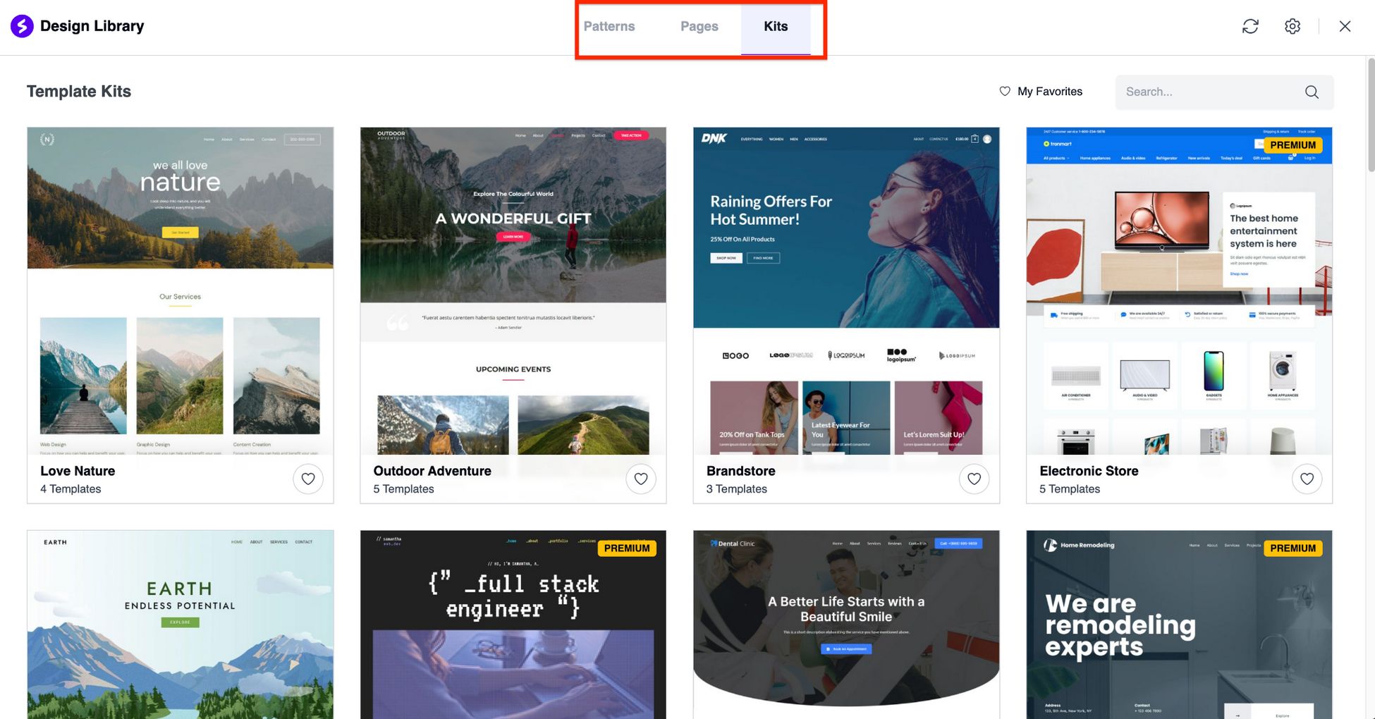 Divi vs Elementor: Which One is King of the Page Builders? spectra template library