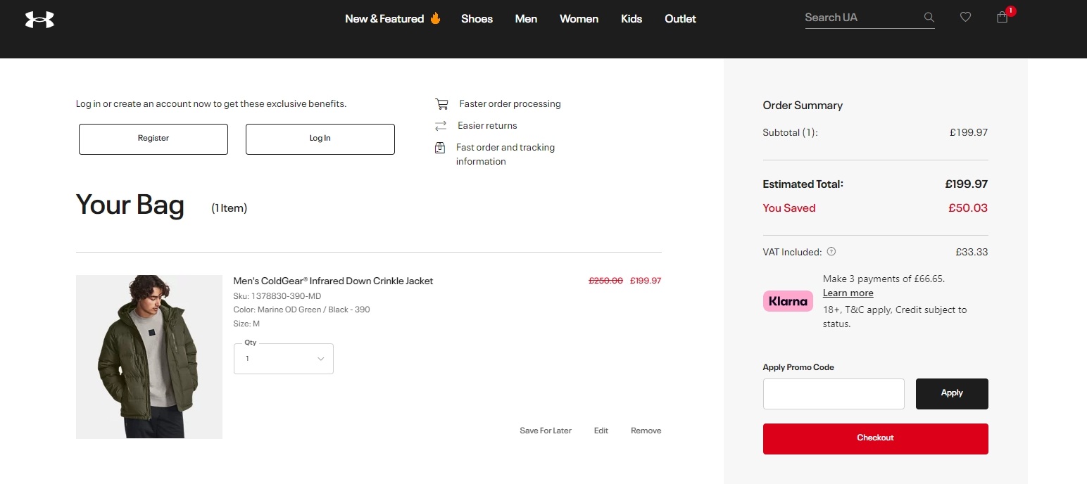 Masterful High Profit Checkout Page Design Secrets (+Examples) Under Armor