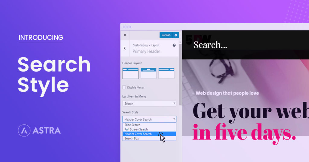 Introducing Search Styles in Astra! Introducing Search Style in Astra
