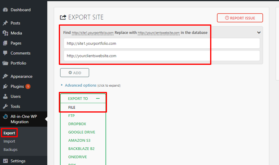 How To Create a Library of Website Templates Export