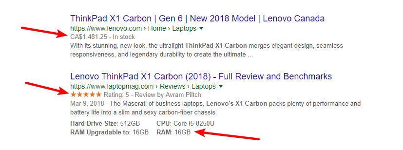 How To Add Rich Snippets to WordPress – A Beginner’s Guide example of rich snippets