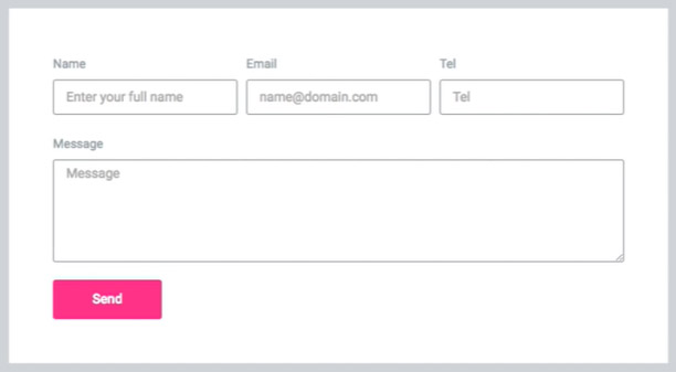 21 Tips To Increase the Conversion Rate of Your Website Image for simple form fields