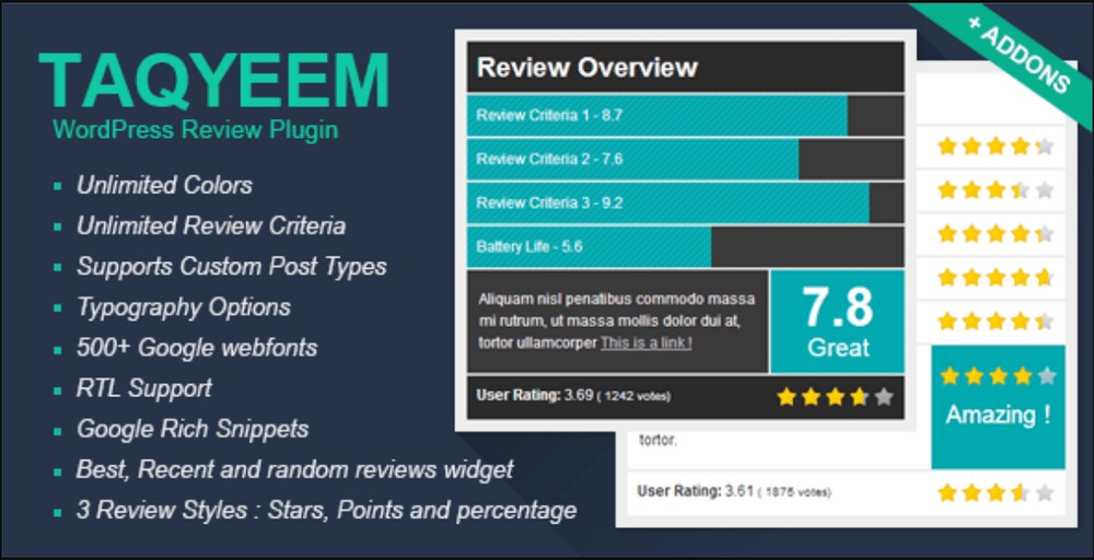 How To Add Rich Snippets to WordPress – A Beginner’s Guide Taqyeem - premium WordPress plugin for rich snippets
