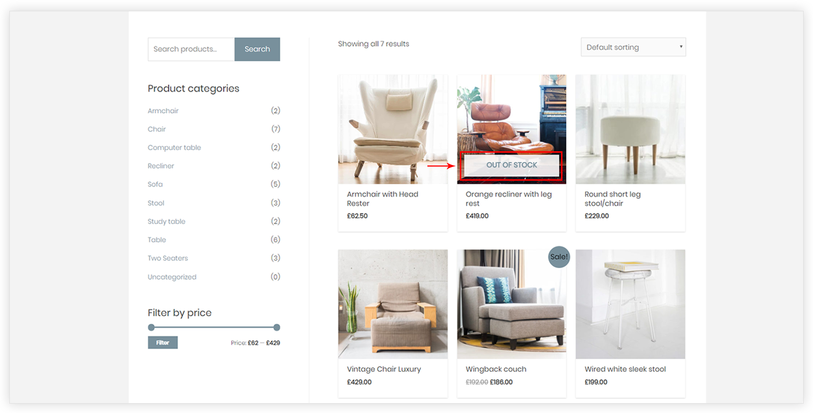 Change Woocommerce Out of Stock Text Out of Stock WooCommerce