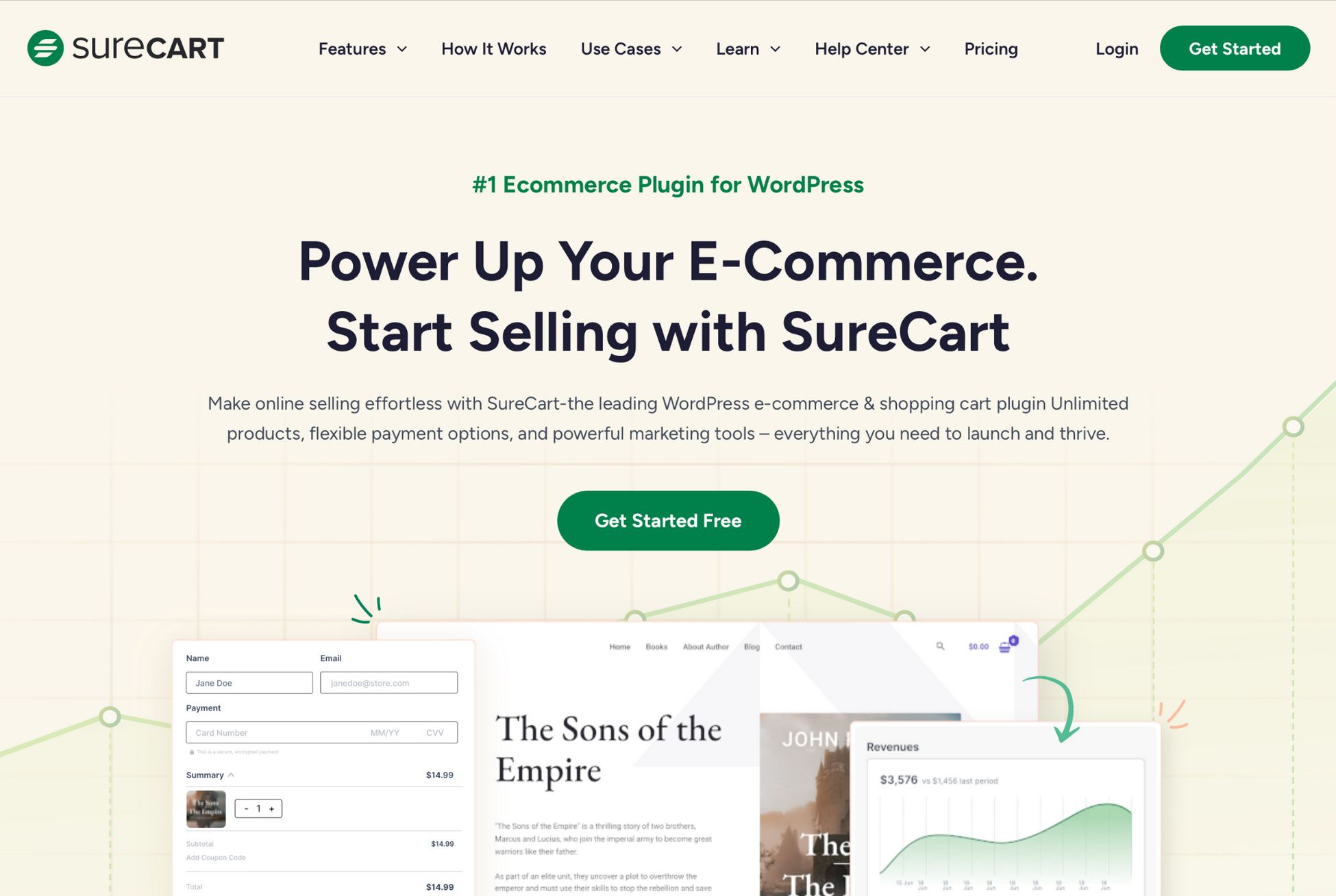 Easy Digital Downloads Vs WooCommerce: Which Is The Real Profit Maker? Surecart homepage