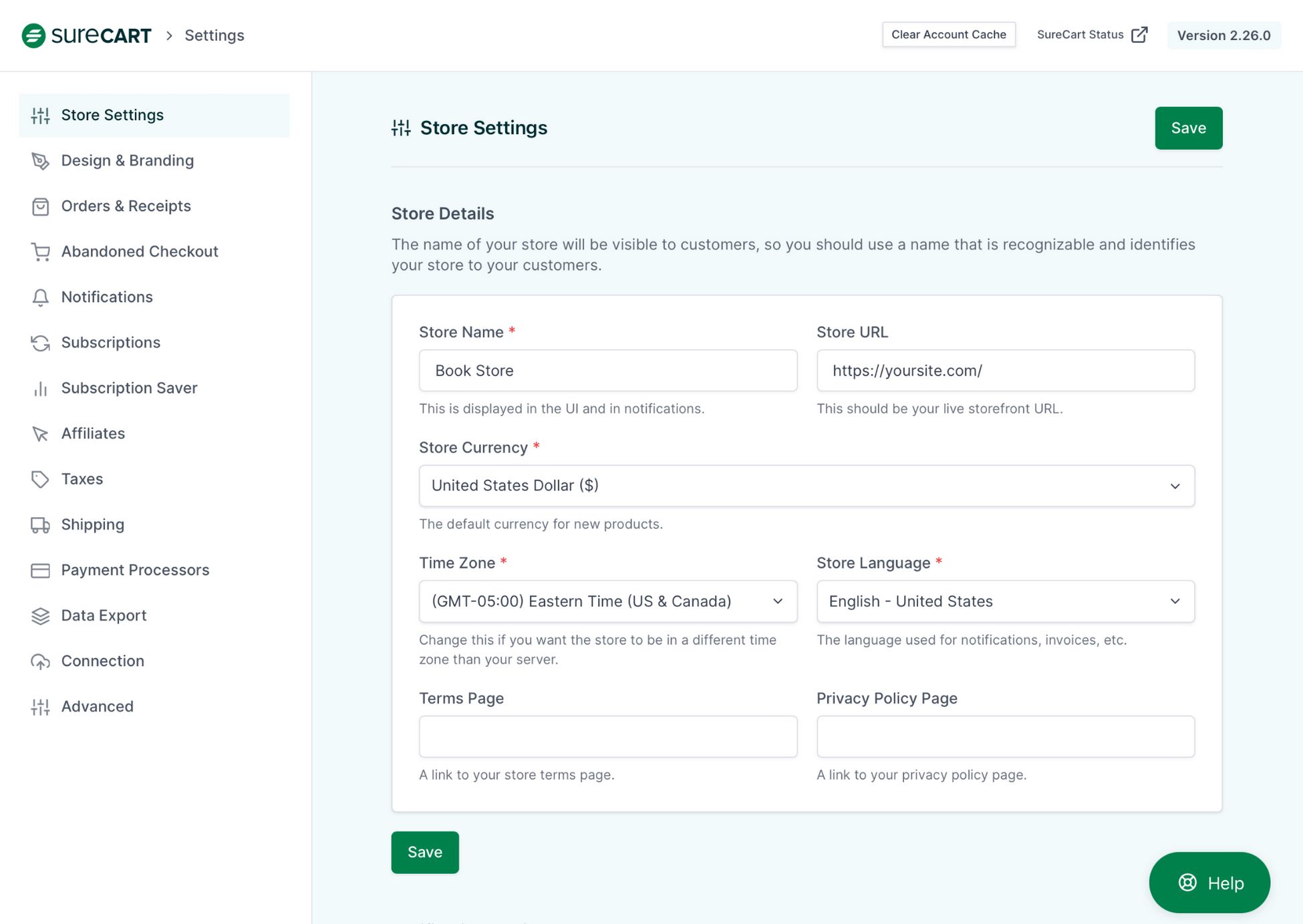 Easy Digital Downloads Vs WooCommerce: Which Is The Real Profit Maker? Surecrart settings area