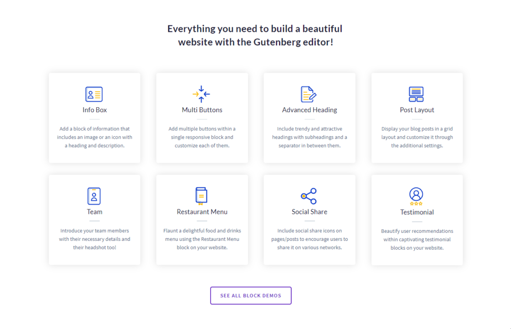 Introducing Free Gutenberg Blocks Library - Spectra! UAG blocks