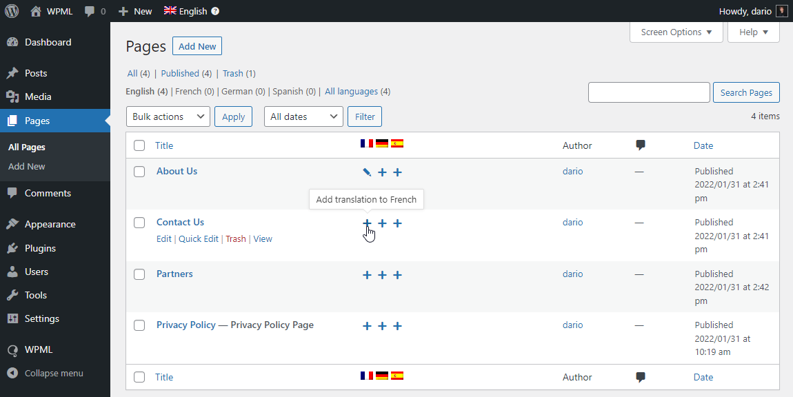 How To Create a Multilingual Website With WordPress - Step by Step Guide WPML Manual Translation