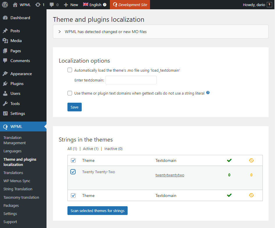 How To Create a Multilingual Website With WordPress - Step by Step Guide WPML Theme and plugins localization