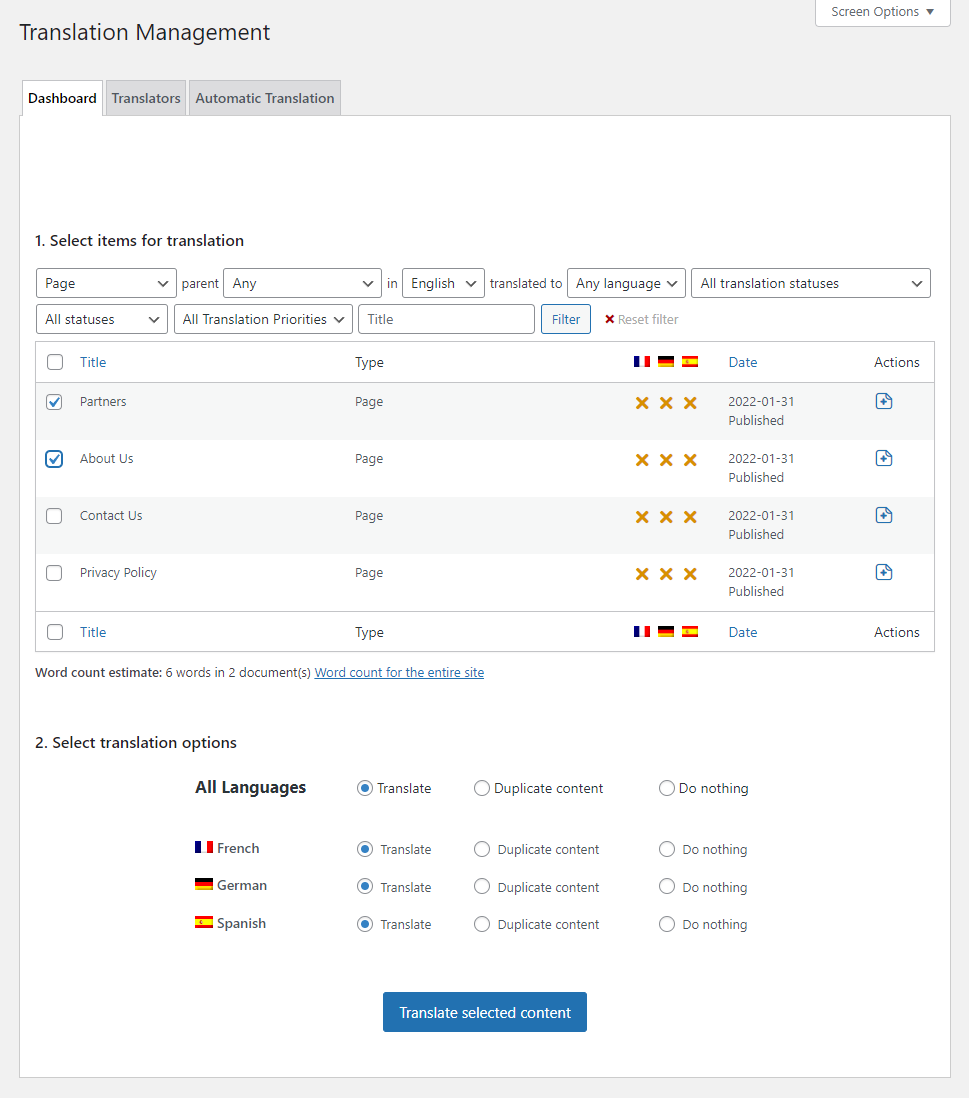 How To Create a Multilingual Website With WordPress - Step by Step Guide WPML Translation management