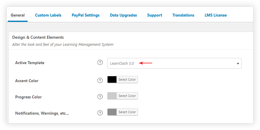 Astra Pro 1.8.6 Updates Active Template Learndash