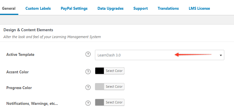 Searching for the Best Theme for LearnDash 3.0? Your Search Ends Right Here! astra - select learndash template