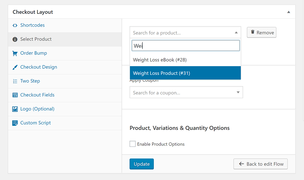 The Best ClickFunnels Alternative For WordPress Select product in funnel building