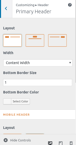 Astra 2.0.0-beta.4 Updates Header Layout Option