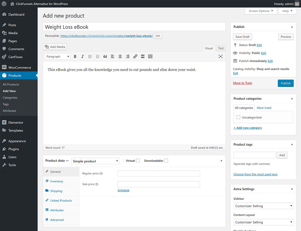 The Best ClickFunnels Alternative For WordPress Adding new product in WooCommerce