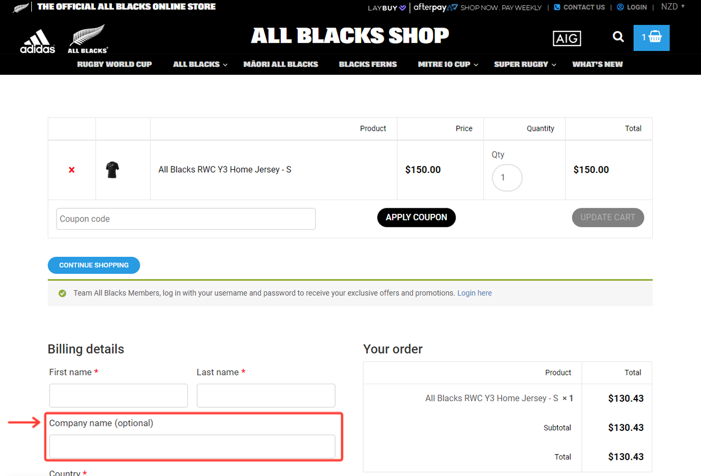 16 WooCommerce Checkout Optimization Secrets Revealed – Bring On the Profit! Astra Woo Checkout Company Name